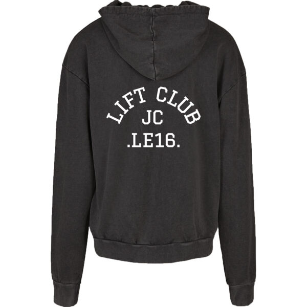 Jim Club - Acid washed oversize hoodie Thumbnail